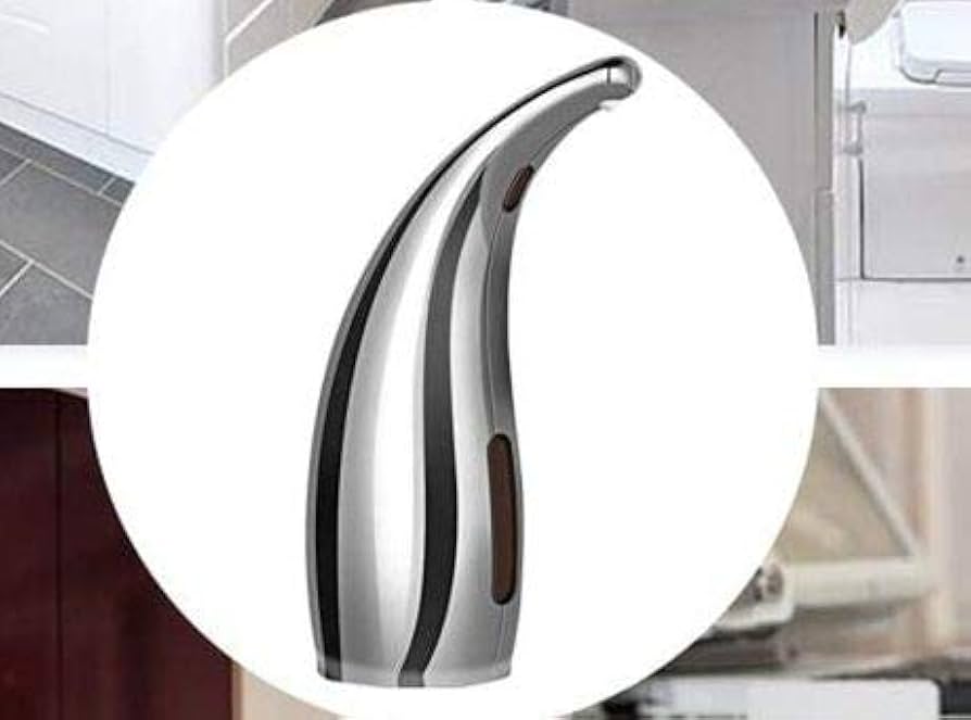 300ML SILVER SOAP DISPENSAR