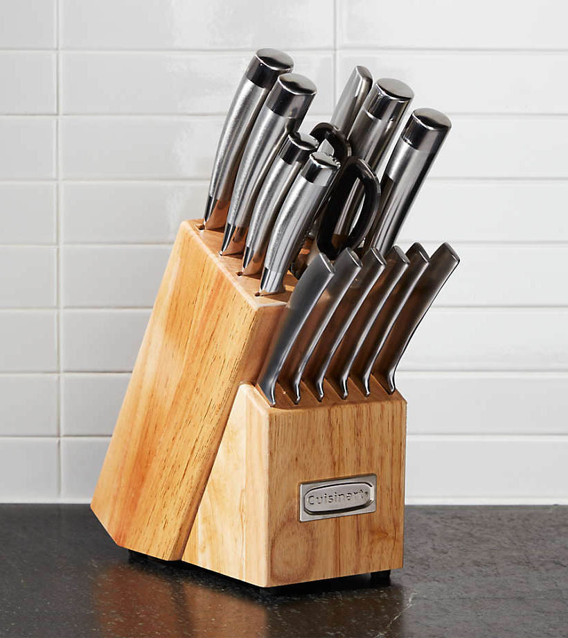 CUISINART 15PC STAINLEES STEEL CUTLERY KNIFE SET