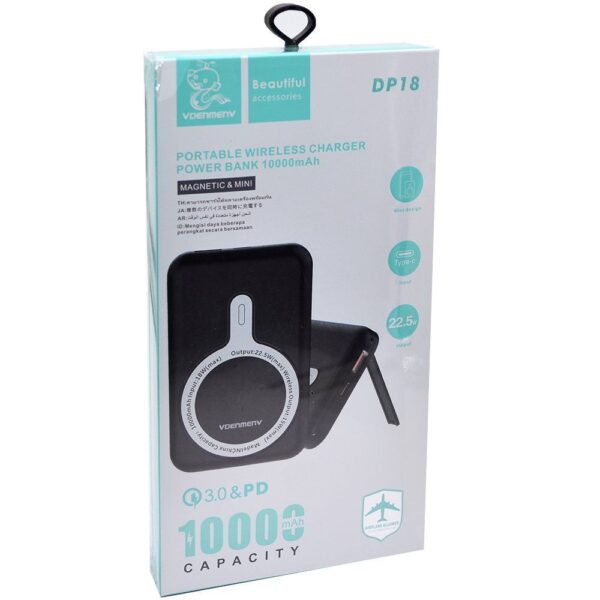 DENMEN 10000MAH MAGNETIC/MINI POWERBANK - DP18
