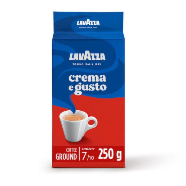 LAVAZZA CREMA GUSTO GROUND COFFEE  PACKAGE 250GRAM