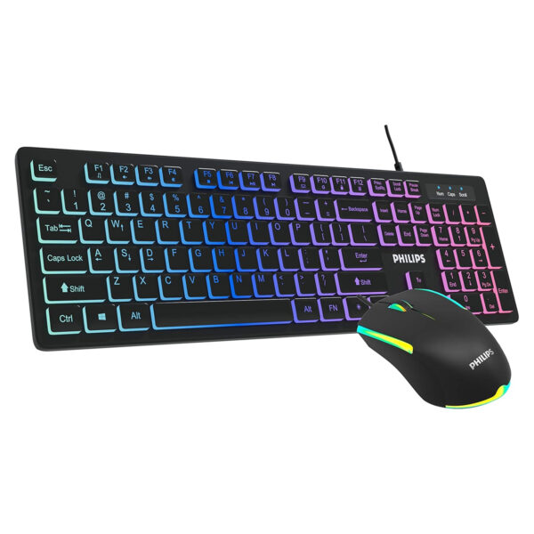 PHILIPS 8264 MOUSE AND KEYBOARD GAMING COMBO