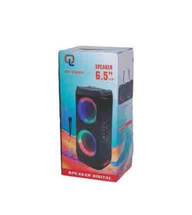 SPK:QL-6607 6.5IN BLUETOOTH SPEAKER W / LED LIGHT