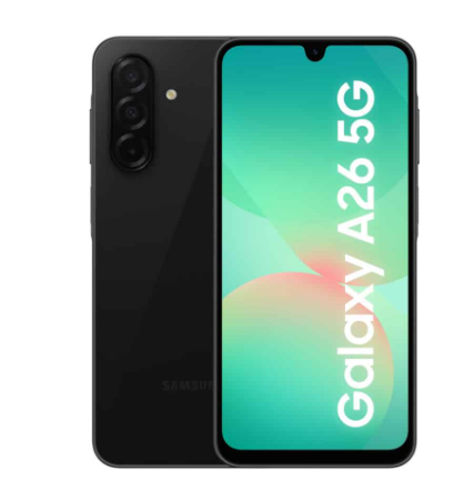 SAMSUNG GALAXY A26 5G 6+128GB  BLACK