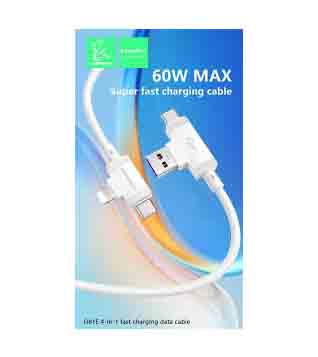 DENMEN 4IN1 60W TYPEC-TYPEC CABLE -D81E
