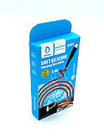 DENMEN SOFT SILICONE TYPEC 1M CABLE D19T -RED