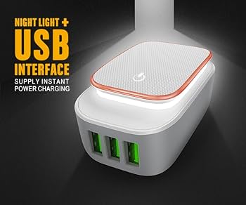 LDNIO - 3 USB PORT LED TOUCH LAMP