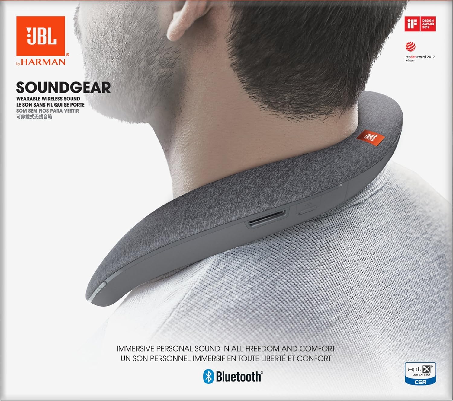 JBL SOUND GEAR WEARABLE WIRELESS BLUETOOTH SPEAKER
