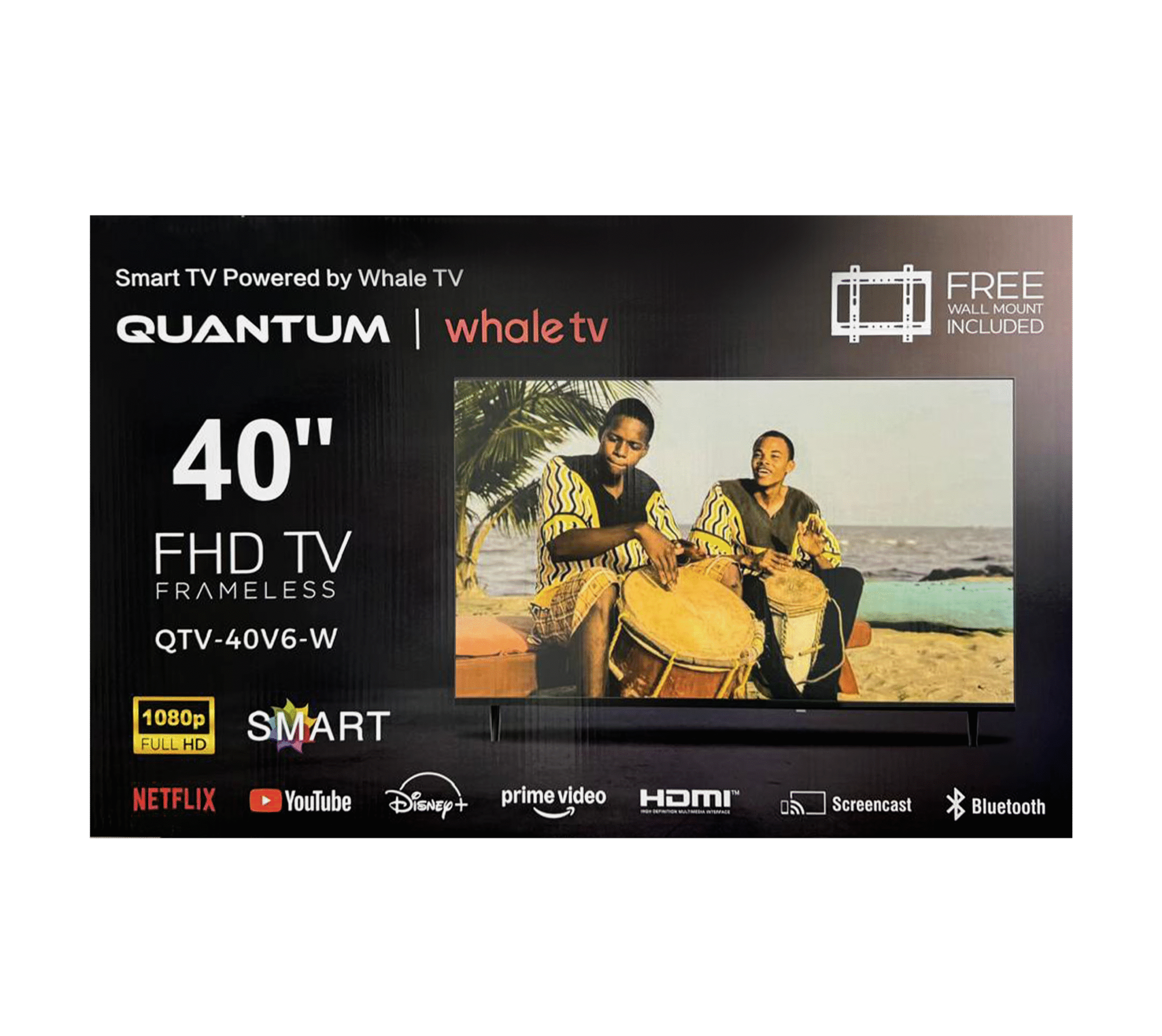 QUANTUM 40" FHD Whale Smart TV with